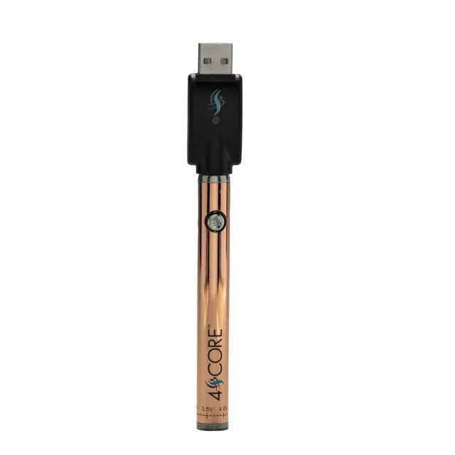 4Score Vape Battery with USB Charger - Rose Gold - Mother Earth Mother Earth Natural Health 4Score Vape Battery with USB Charger - Rose Gold - Mother Earth Mother Earth Natural Health