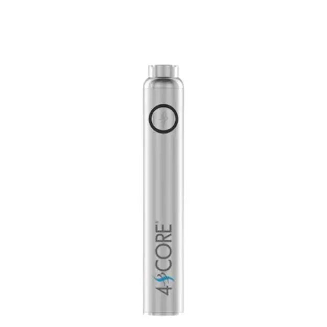 4Score Dual Charge Vape Battery - Silver - Mother Earth Natural Health 4Score Dual Charge Vape Battery - Silver - Mother Earth Natural Health