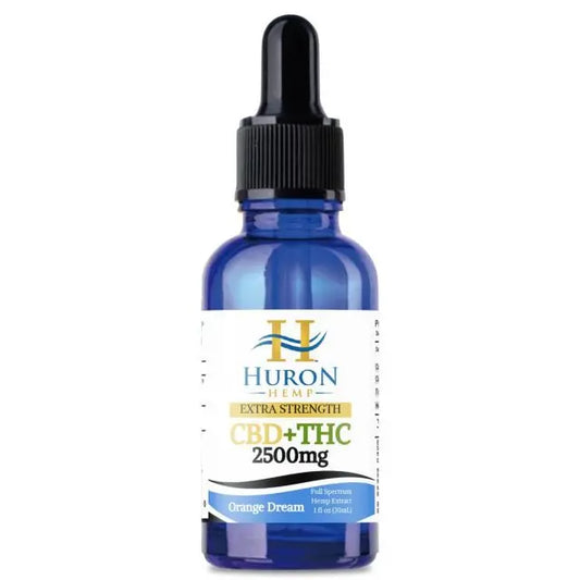 Huron Hempâ„¢ Traditional Full Spectrum CBD Oil - 2500mg Strength - Orange Dream My Store
