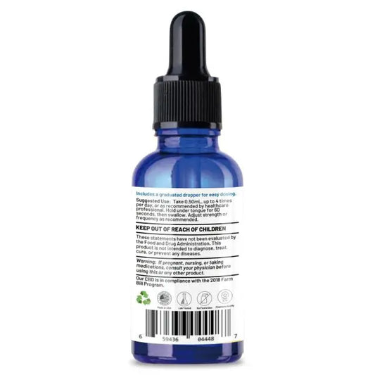 Huron Hempâ„¢ Broad Spectrum Regular Strength 1000mg CBD Oil - Natural My Store