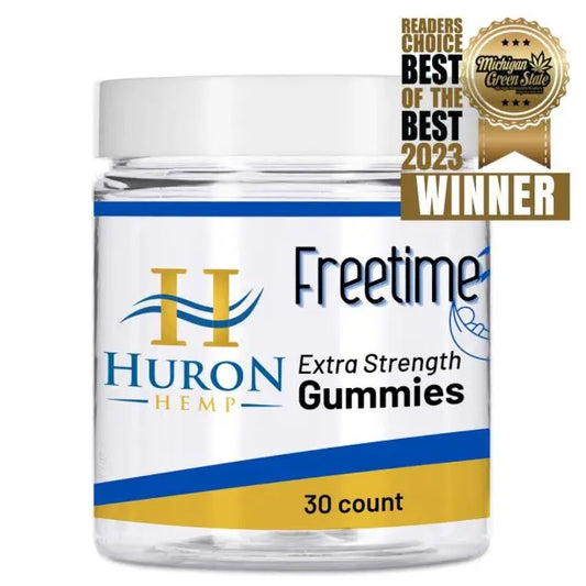 Huron Hempâ„¢ Time Collection - Freetime 50mg Pure CBD Gummies My Store