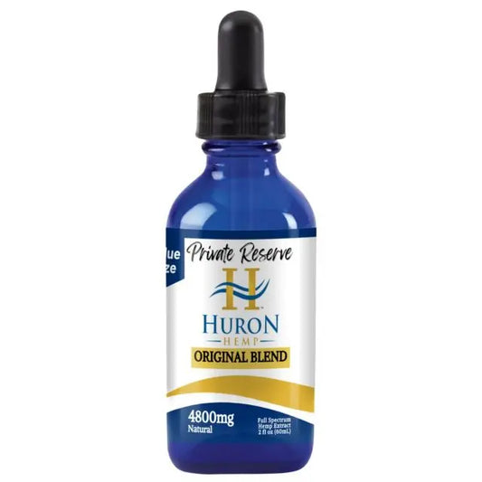 Huron Hemp™ Private Reserve - Full Spectrum CBD Oil - 4800mg Strength - Natural Flavor - Value Size My Store