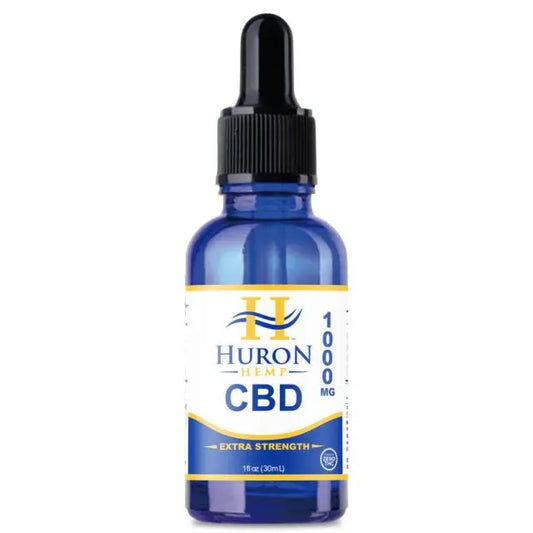 Huron Hempâ„¢ Pure CBD Oil - 1000mg Strength My Store