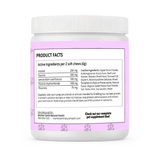 Mother Earth Pets Canine Soft Chews - Calm My Store