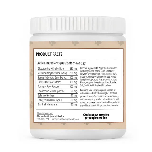 Mother Earth Pets Canine Soft Chews - Hip & Joint My Store