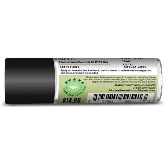 Mother Earth Essential Oil Roll On - Sinus Relief My Store
