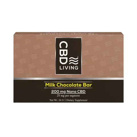CBD Living Chocolate - Milk - Mother Earth Natural Health
