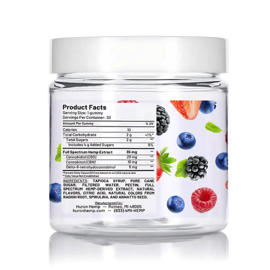 Huron Hempâ„¢ Signature Collection - Rest, Restore & Reset - 4:2:1 Full Spectrum Gummies My Store