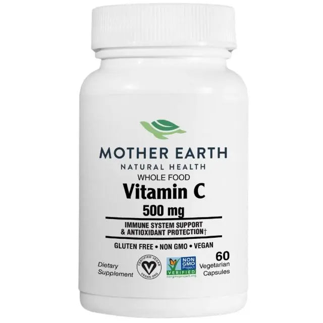 Mother Earth Supplements Whole Food Vitamin C 500mg - Capsules My Store