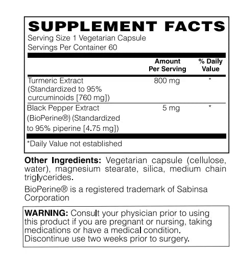 Mother Earth Supplements Turmeric Extract Extra Strength 800mg - Capsules My Store