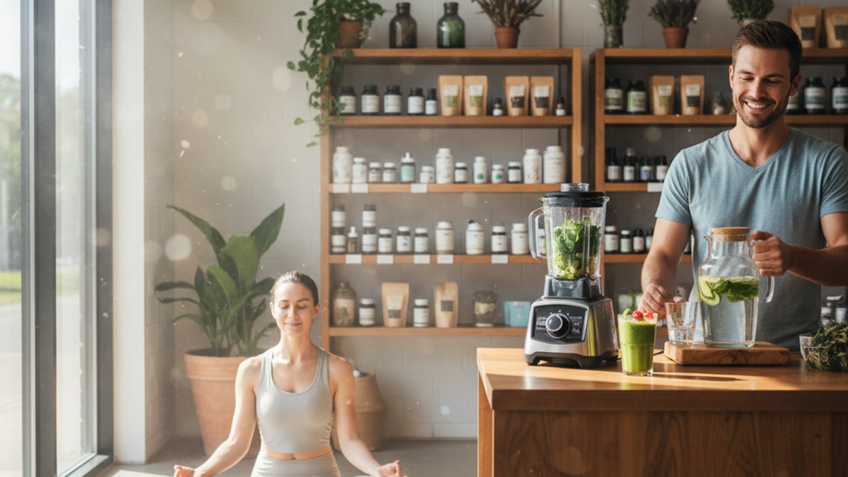 Blog Post: natural health store - Professional illustration