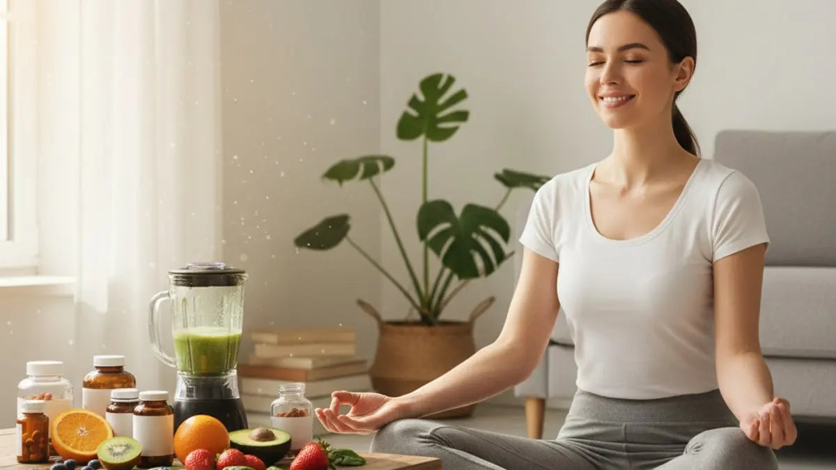 Blog Post: which vitamins and supplements should i take - Professional illustration