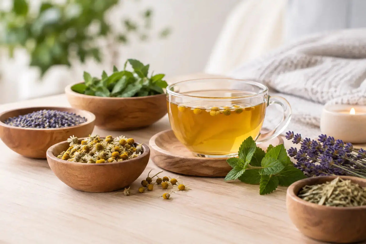 Herbal Teas for Sleep, Stress, and Daily Recovery