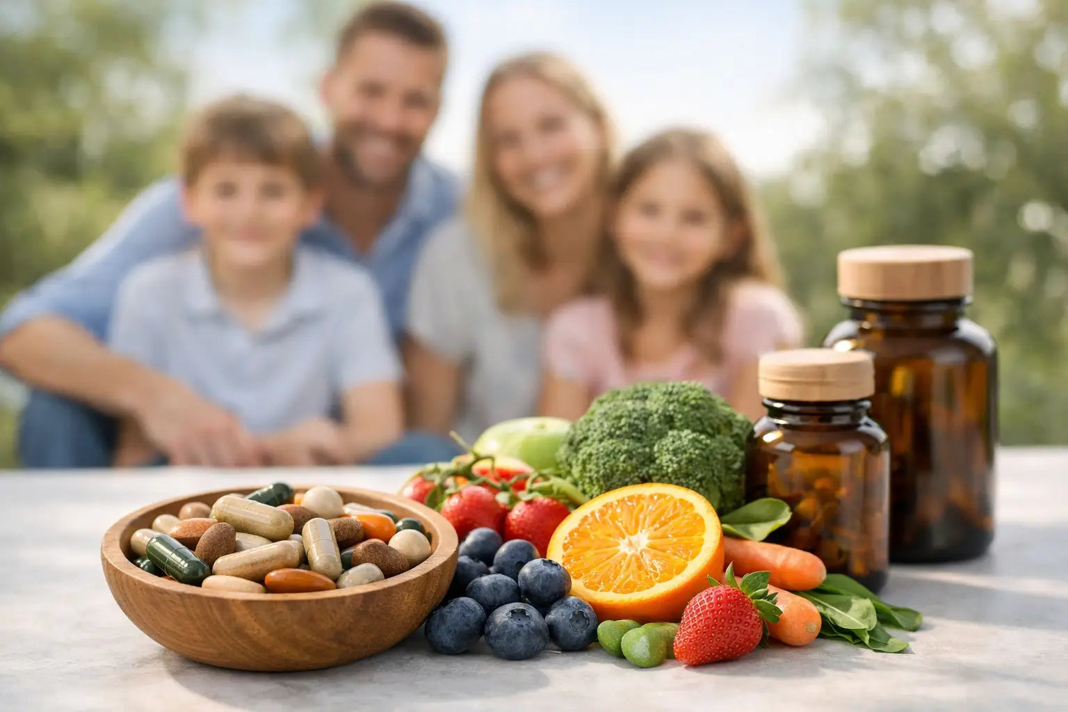 Whole Food Multivitamins for the Whole Family