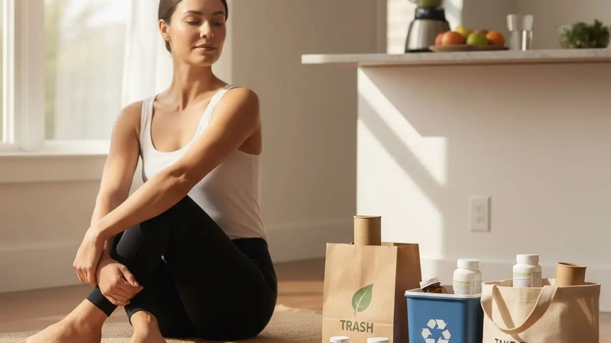 Blog Post: how to dispose of vitamins and supplements - Professional illustration