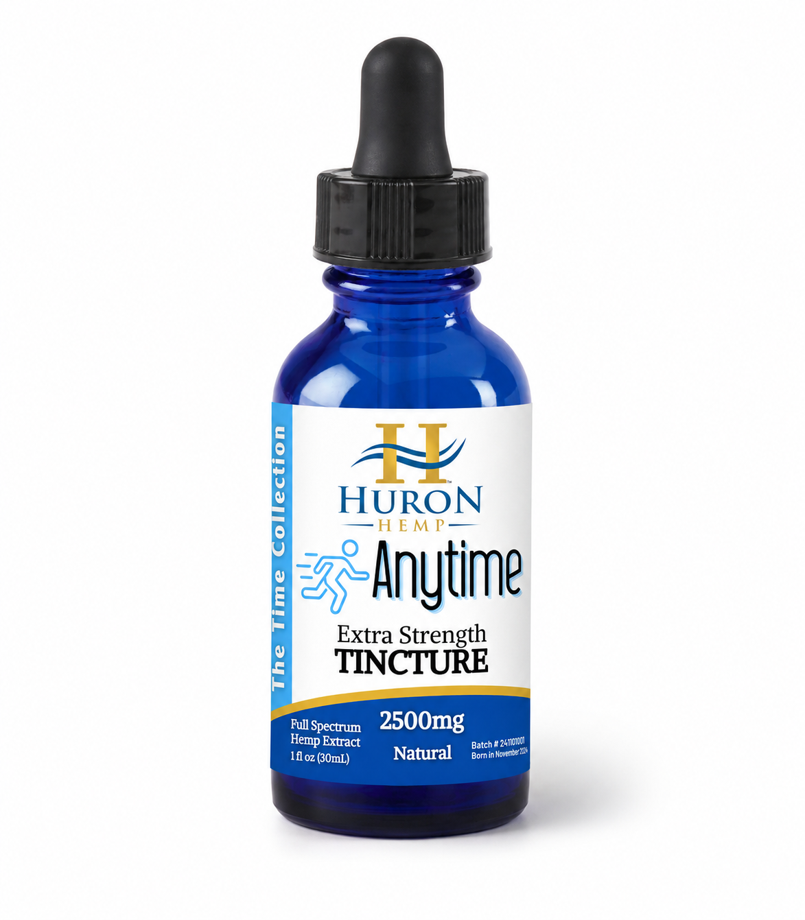 Huron Hemp™ Traditional Full Spectrum CBD Oil - 2500mg Strength - Natural