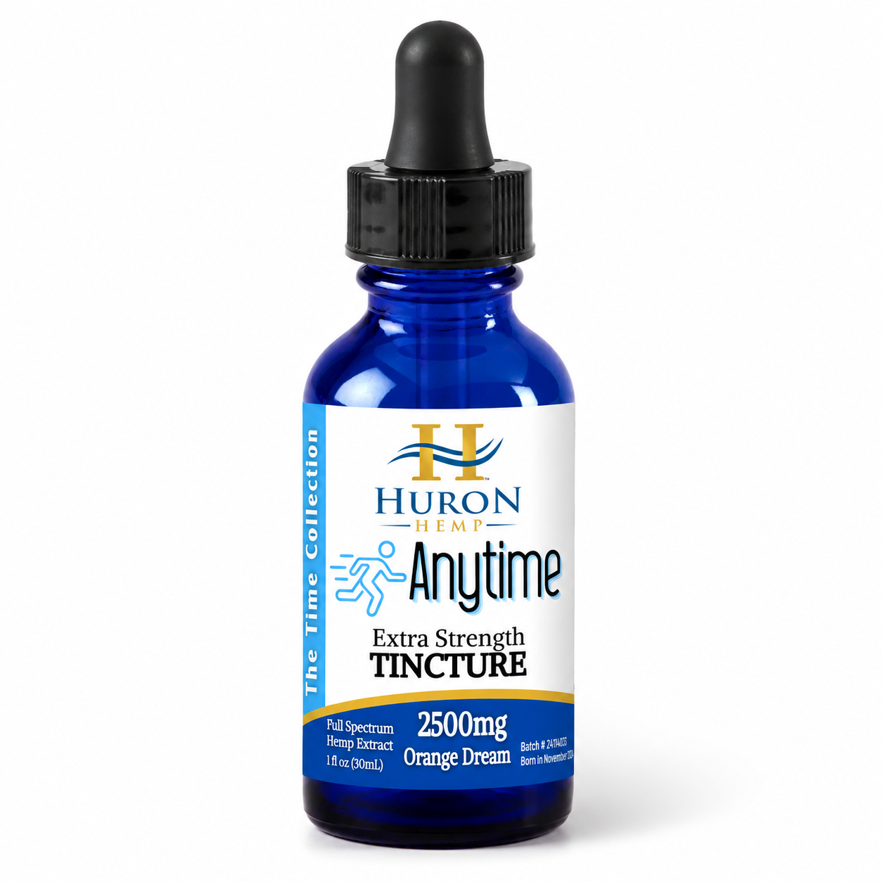 Huron Hemp™ Traditional Full Spectrum CBD Oil - 2500mg Strength - Orange Dream