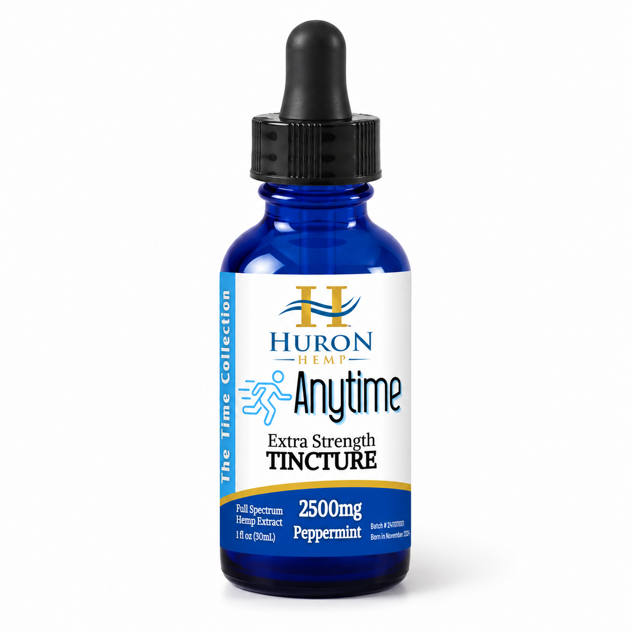 Huron Hemp™ Traditional Full Spectrum CBD Oil - 2500mg Strength - Peppermint