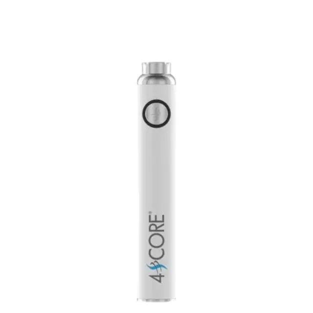 4Score Dual Charge Vape Battery - White My Store