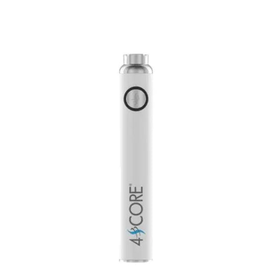 4Score Dual Charge Vape Battery - White My Store