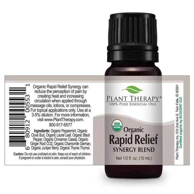Plant Therapy Essential Oil - Rapid Relief My Store