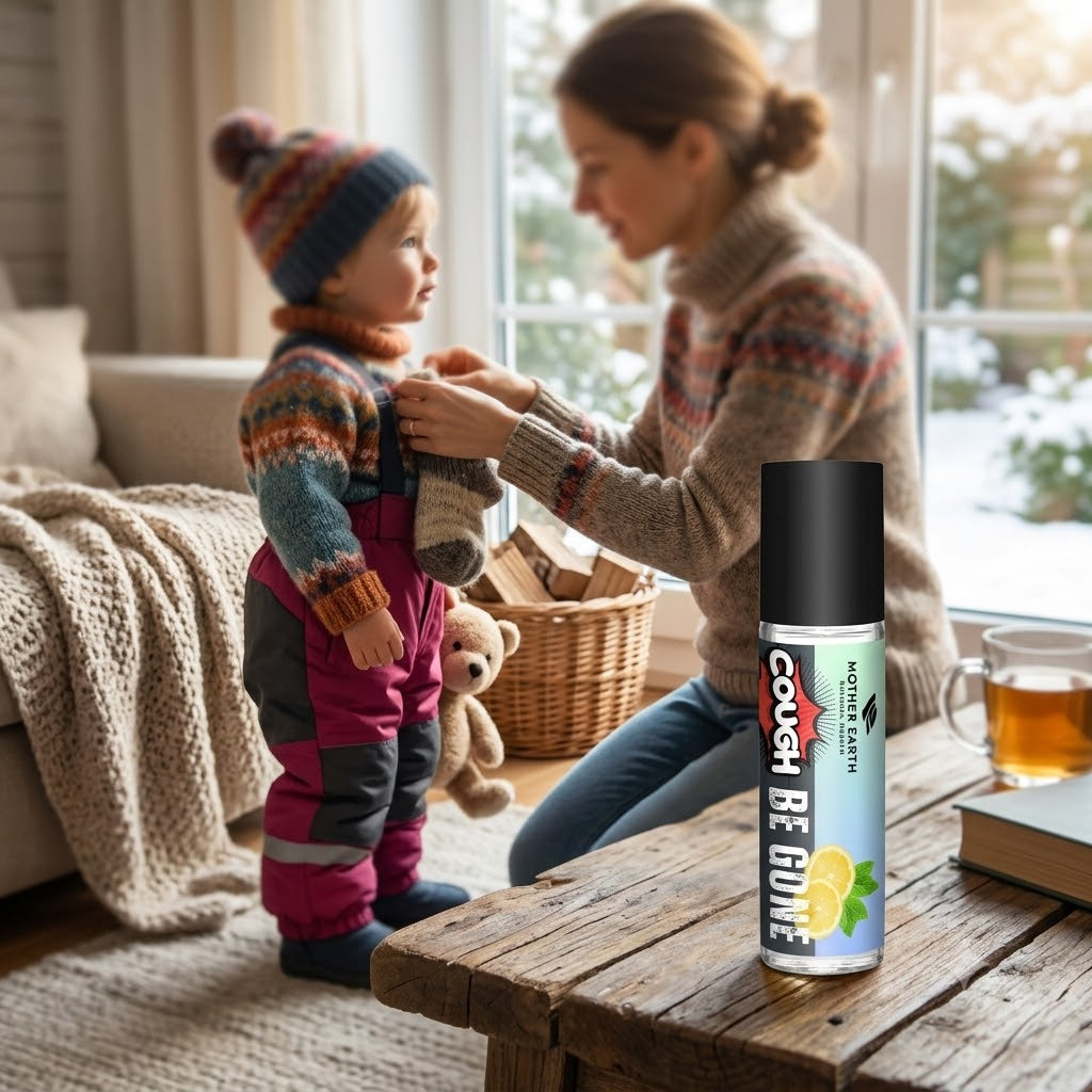 Mother Earth Essential Oil Roll On - Cough Be Gone