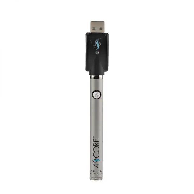 4Score Vape Battery with USB Charger - Matte Silver - Mother Earth Mother Earth Natural Health 4Score Vape Battery with USB Charger - Matte Silver - Mother Earth Mother Earth Natural Health