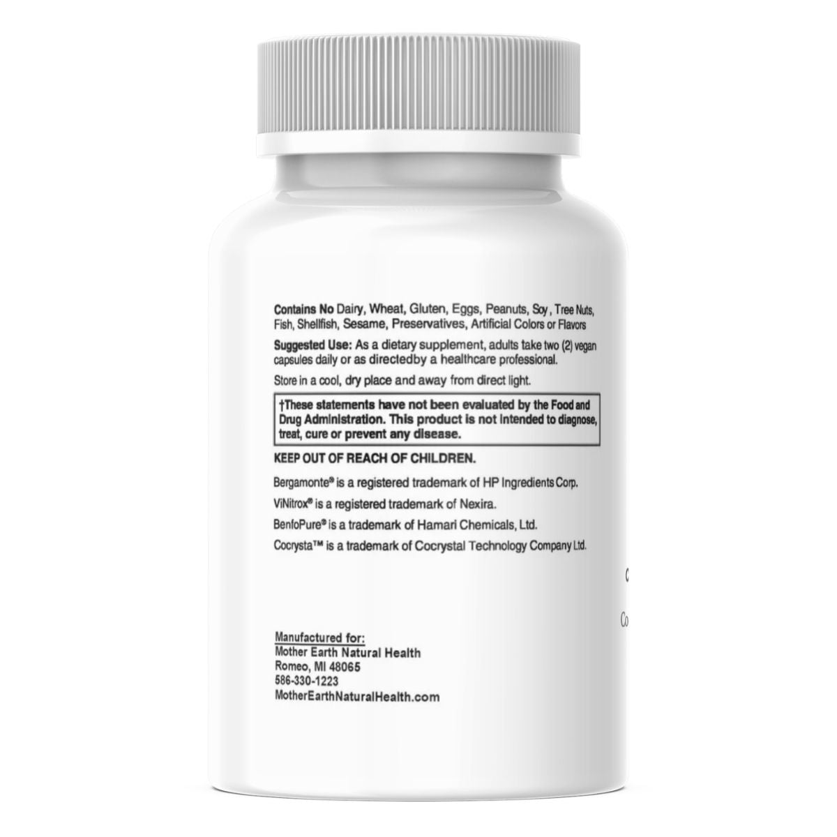 Mother Earth Supplements Advanced Cardio Care 60ct