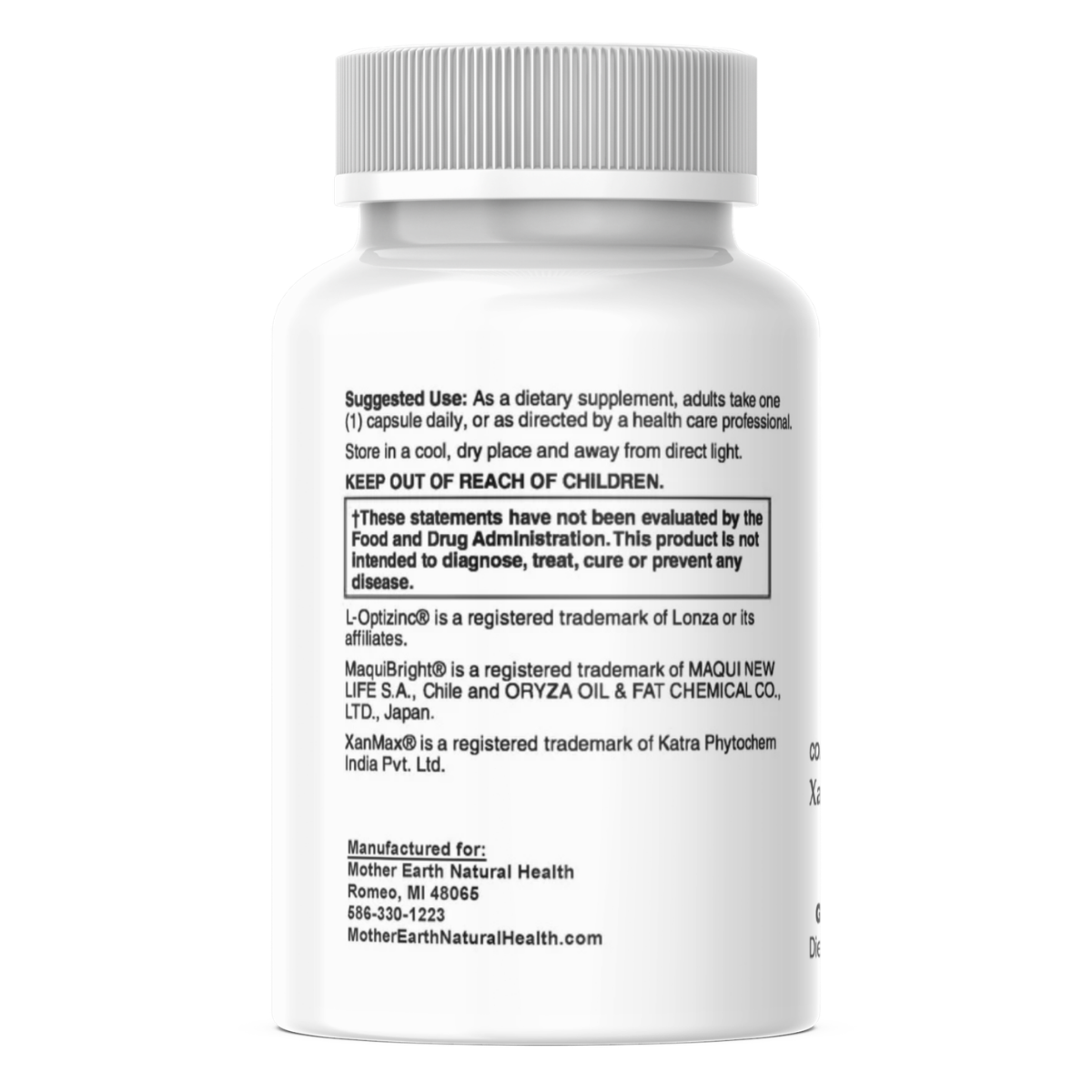 Mother Earth Supplements Advanced Eye Care 30ct