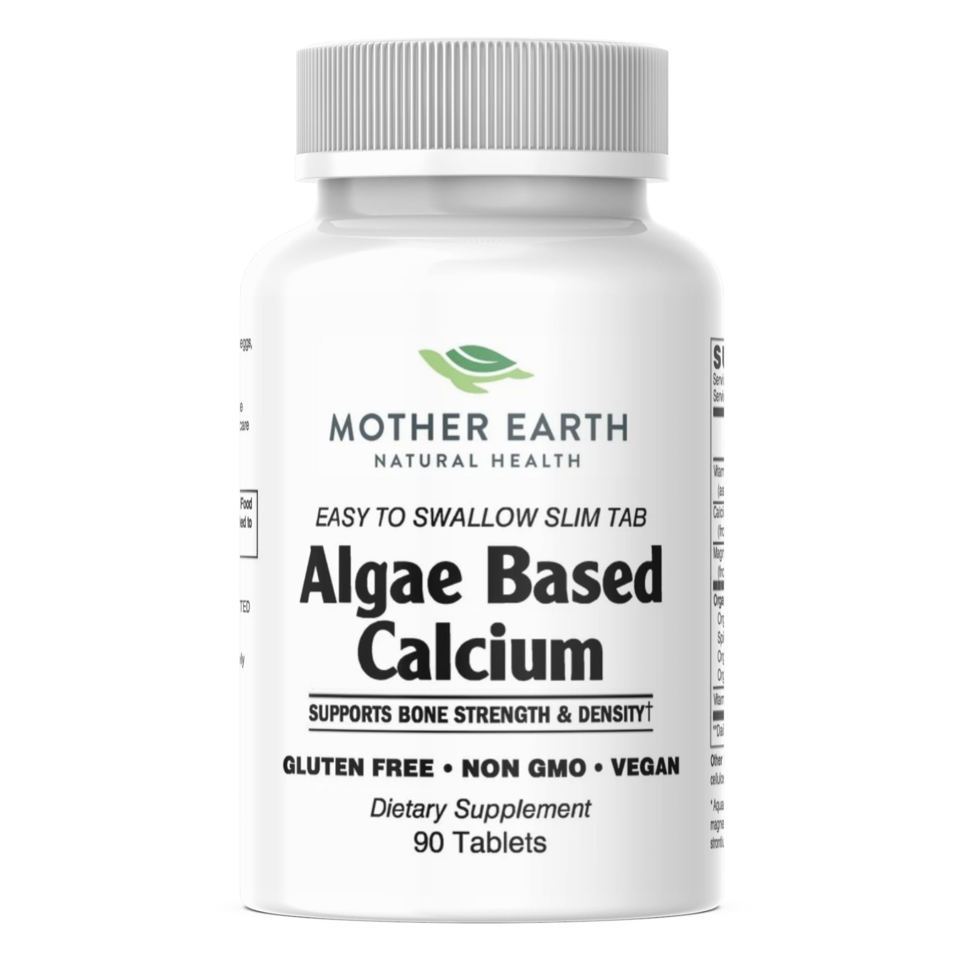 Mother Earth Supplements Algae Based Calcium Slim Tabs 90ct