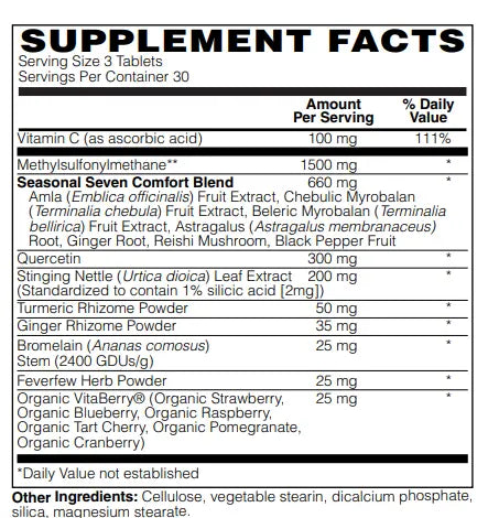 Mother Earth Supplements All Season Support - Tablets My Store