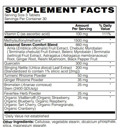 Mother Earth Supplements All Season Support - Tablets My Store