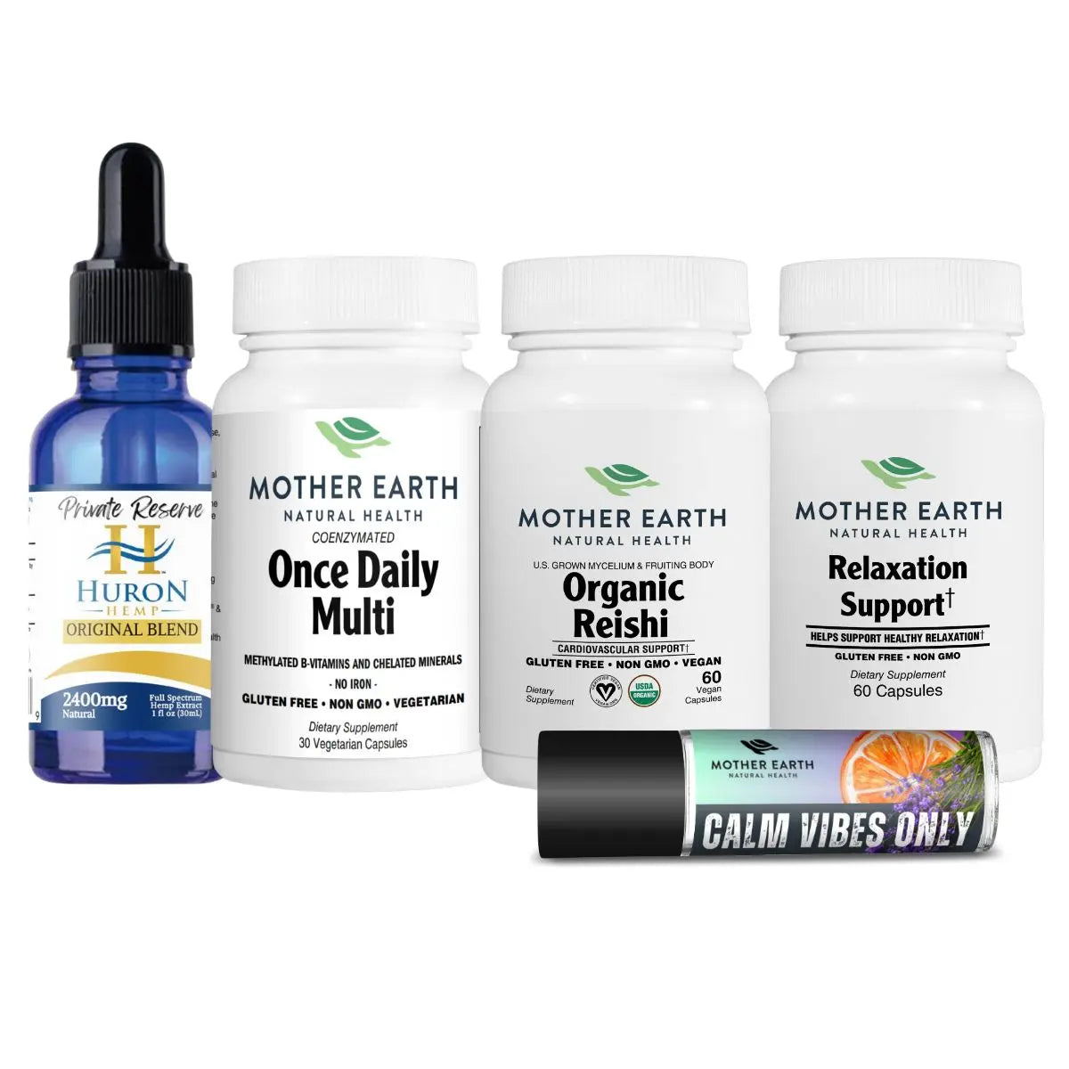 Anxiety Relief Bundle; Total Serenity - Maximum Level - Full Spectrum CBD