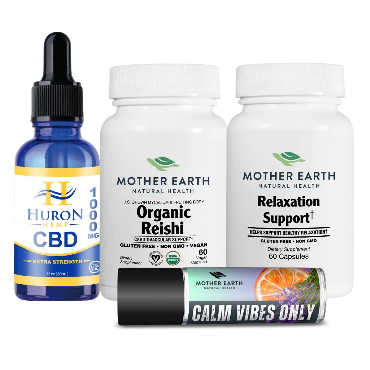 Anxiety Relief Bundle; Calm Mind - Maintenance Level - Pure CBD