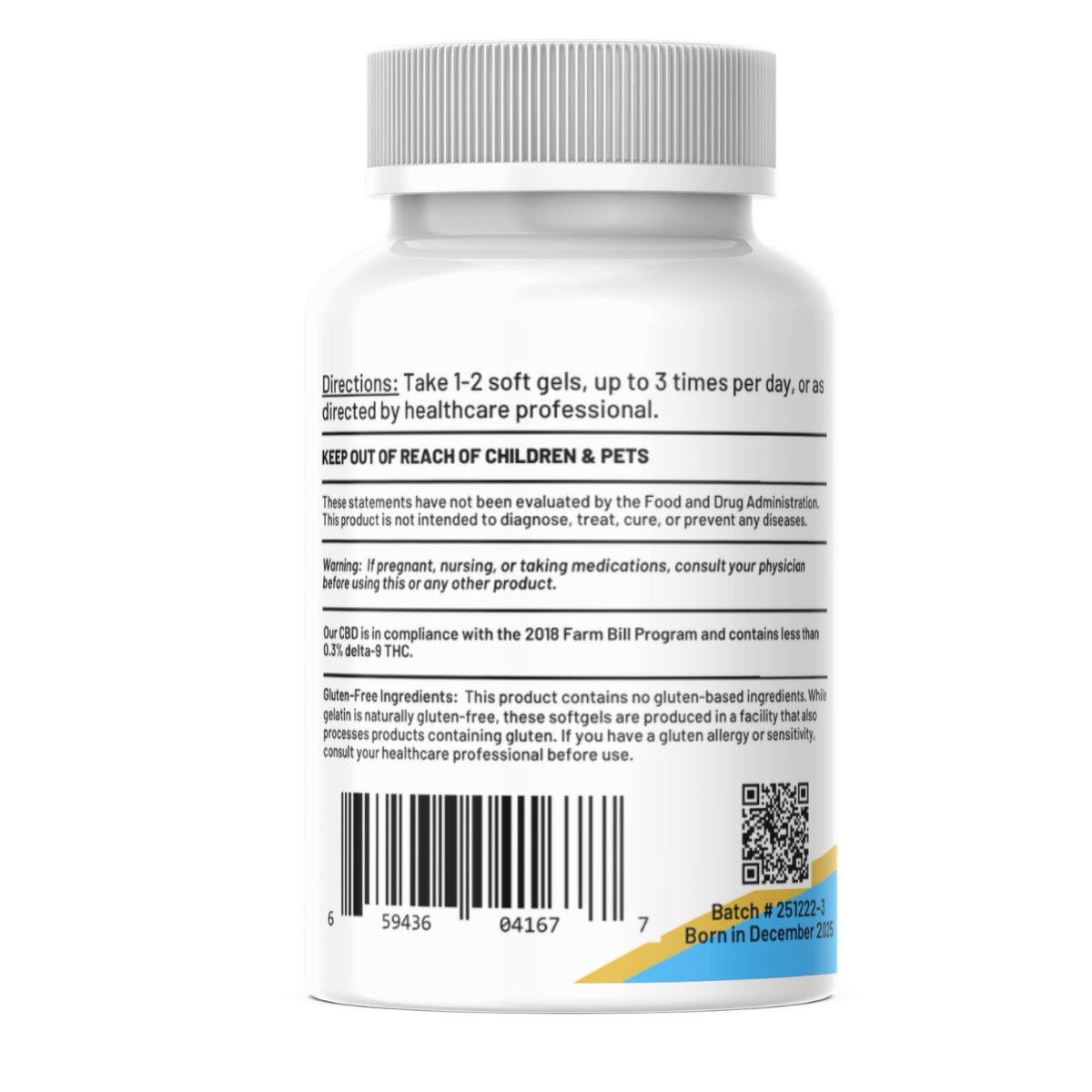 Huron Hemp™ 25mg Full Spectrum - Softgels 90ct