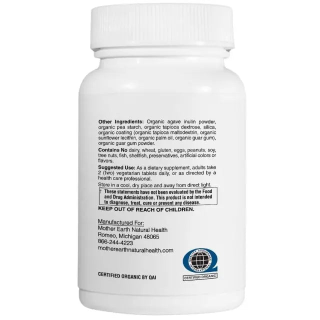 Mother Earth Supplements Organic Whole Food B-Complex - Tablets My Store