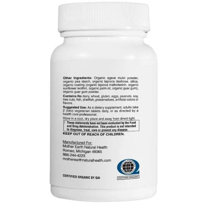 Mother Earth Supplements Organic Whole Food B-Complex - Tablets My Store