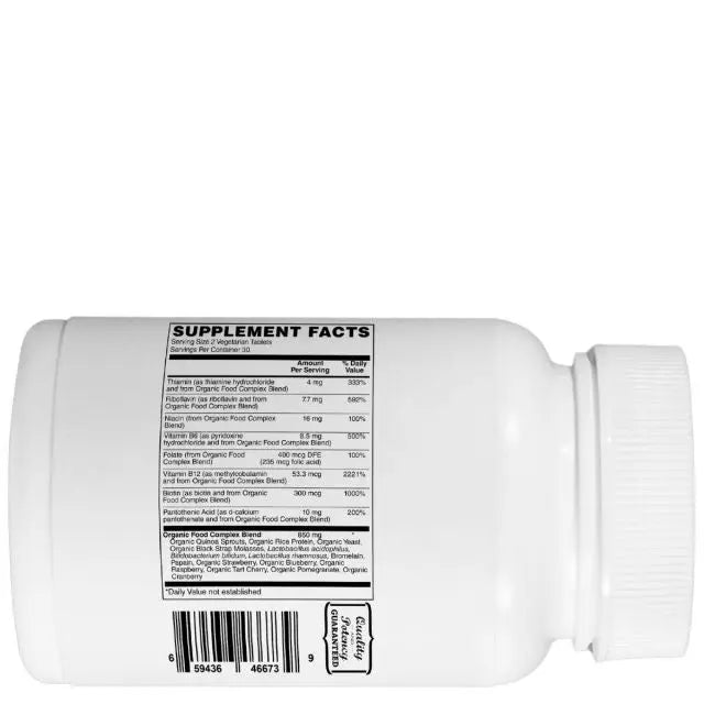 Mother Earth Supplements Organic Whole Food B-Complex - Tablets My Store