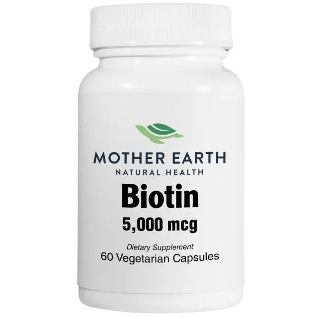 Mother Earth Supplements Biotin 5000mcg - Capsules My Store