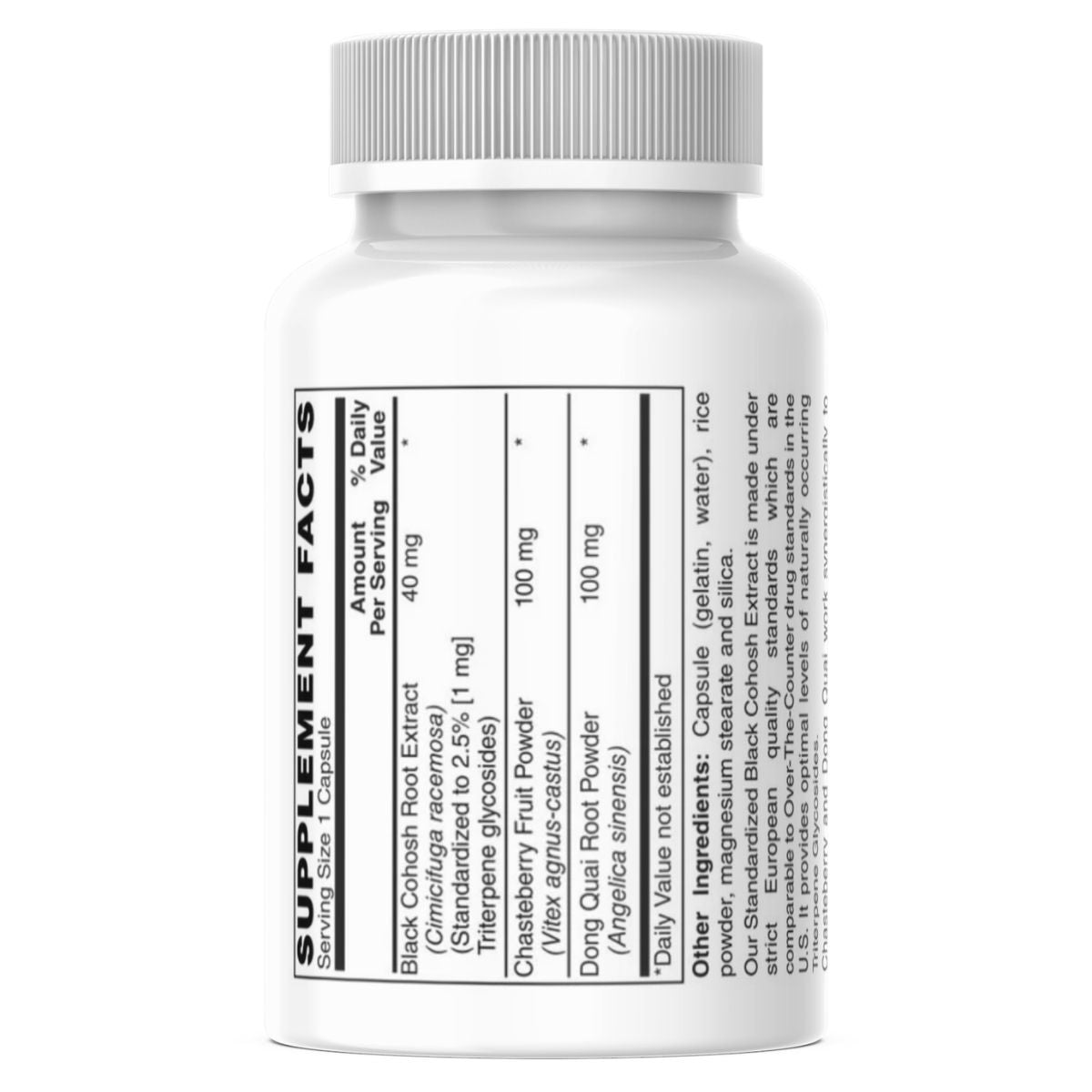 Mother Earth Supplements Black Cohosh Extract Plus - 120 Capsules