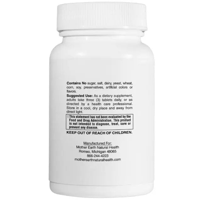 Mother Earth Supplements Blood Pressure Support - Tablets My Store