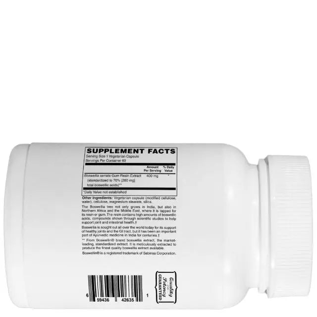 Mother Earth Supplements Boswellia Extract - Capsules My Store