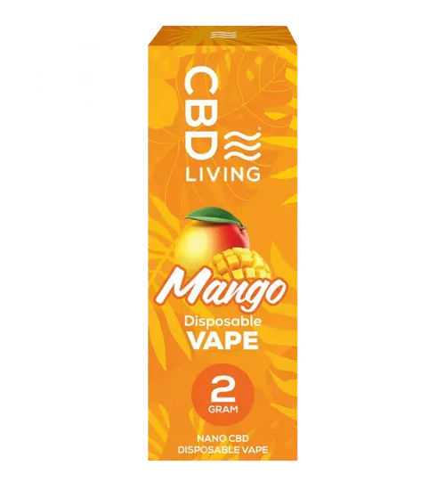 CBD Living Disposable Vape - Mango My Store