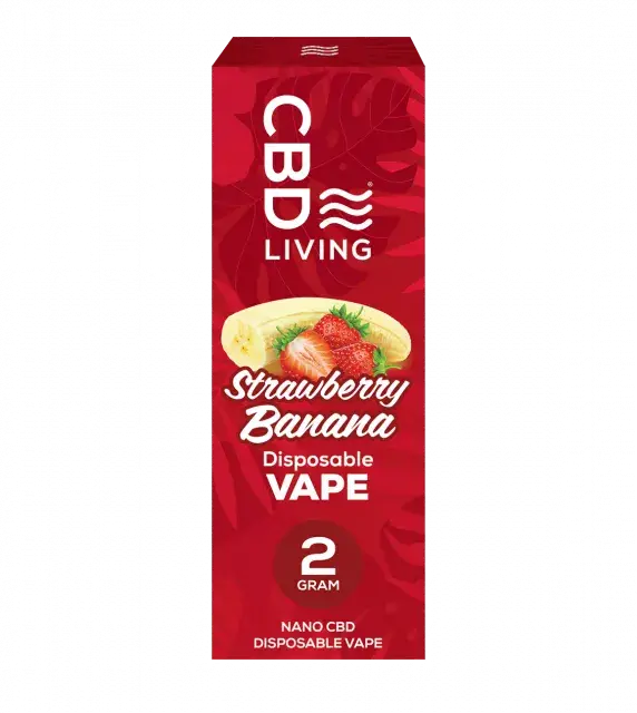 CBD Living Disposable Vape - Strawberry Banana My Store