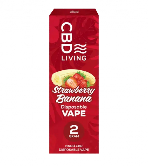 CBD Living Disposable Vape - Strawberry Banana My Store