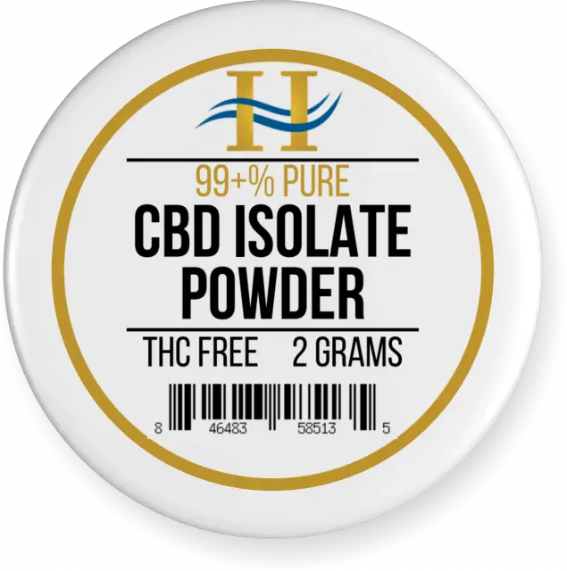 Huron Hemp™ 99%+ CBD Isolate Powder - 2 gram jar My Store