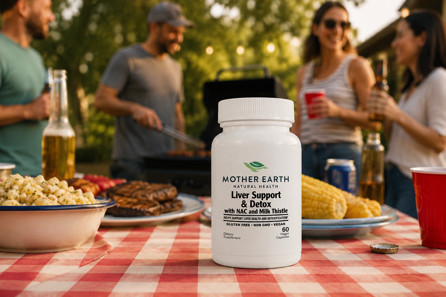 Mother Earth Supplements Liver Support & Detox - Capsules