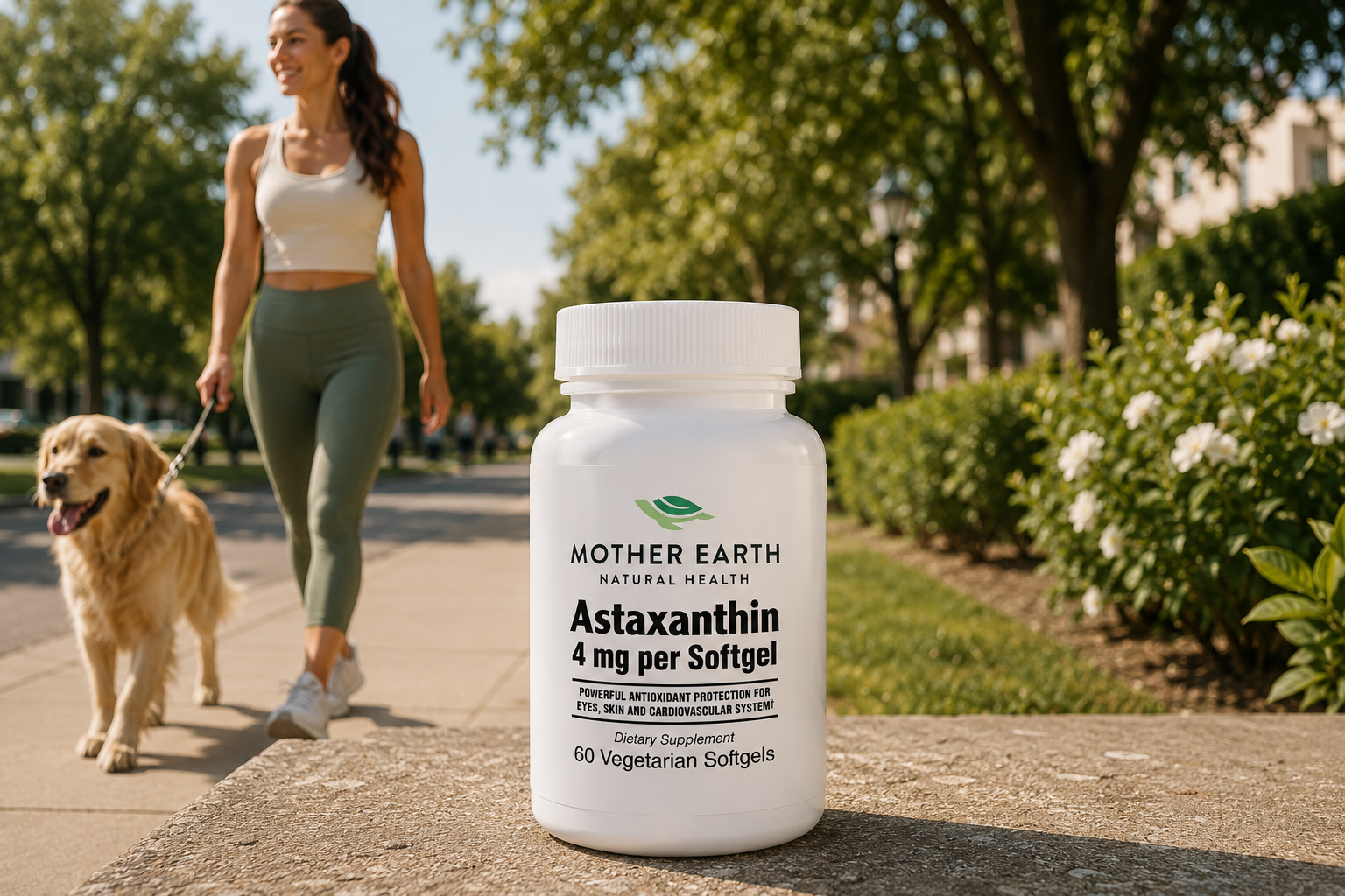 Mother Earth Supplements Astaxanthin 4mg - Softgels