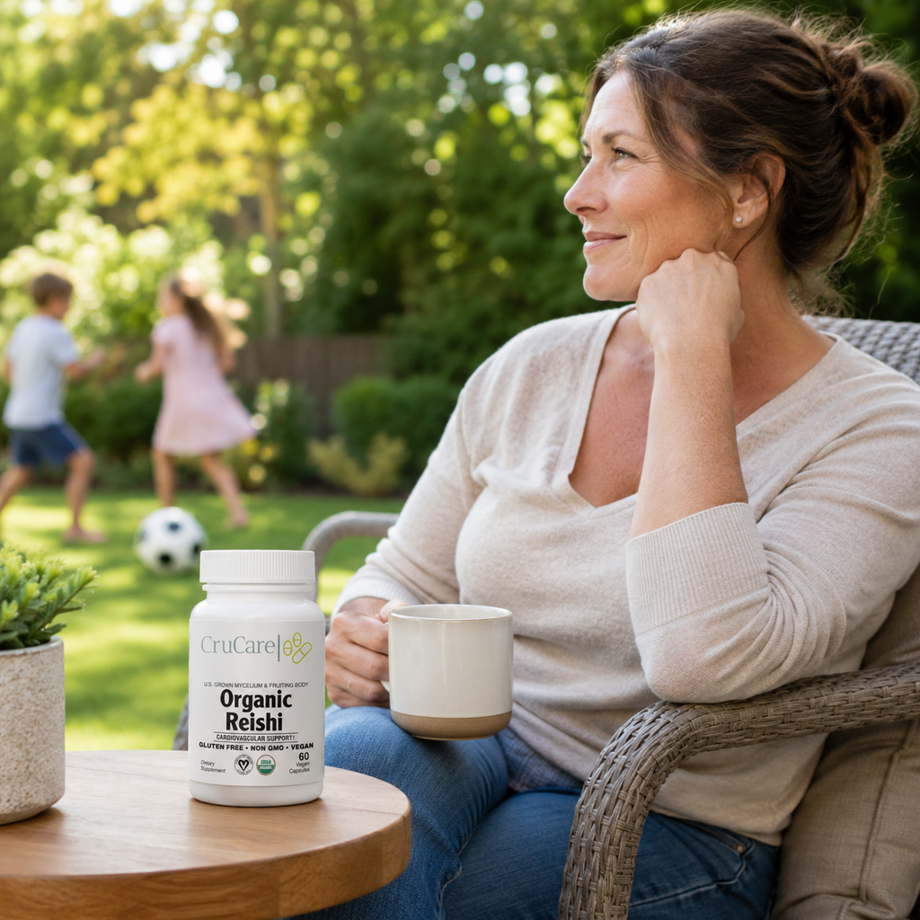 CruCare Functional Mushrooms - Organic Reishi Capsules