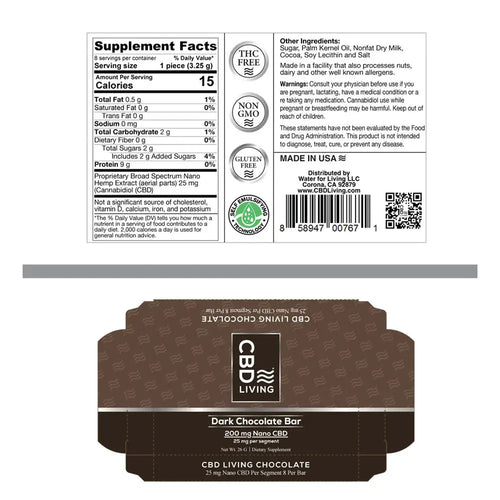 CBD Living Chocolate - Dark